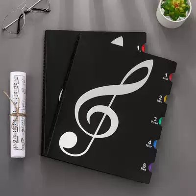A4 sheet music clip Non-reflective can modify the sheet music clip folder Student orchestra drum set Piano sheet music clip book