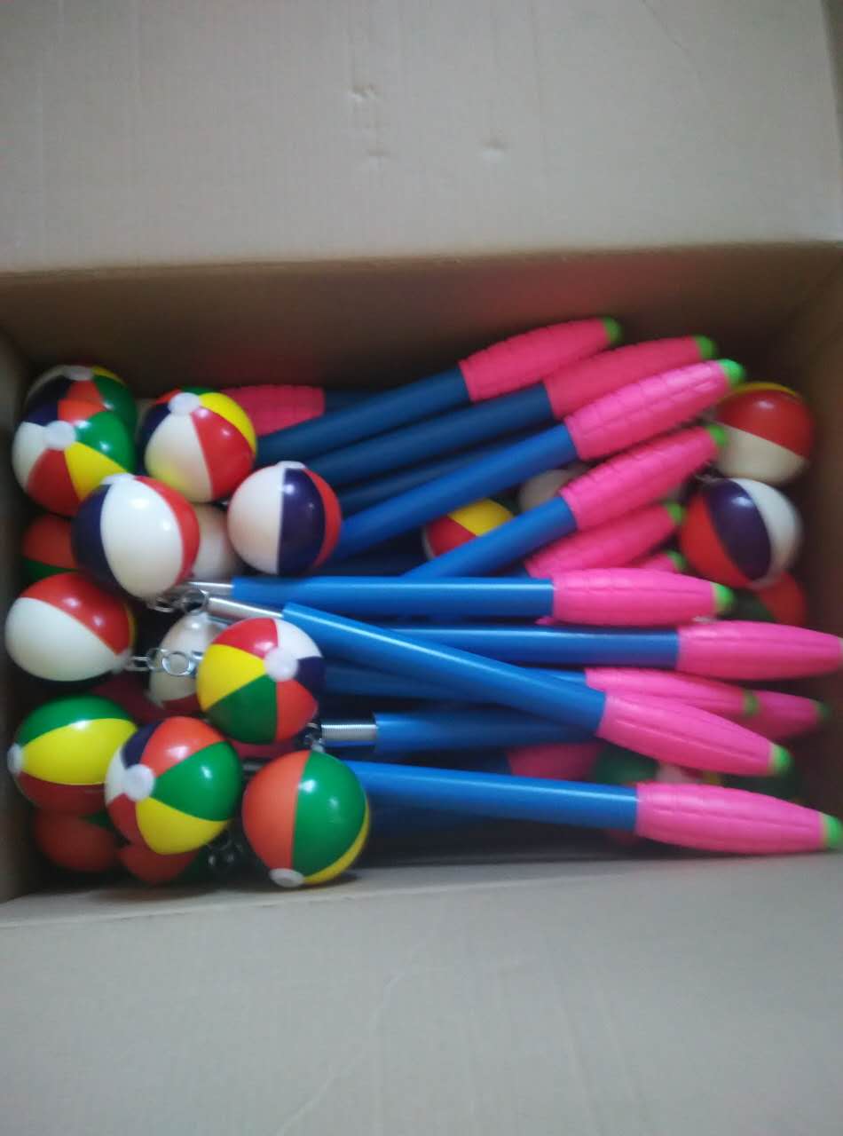 The second generation of multi-functional rally fitness ball point acupuncture slapping massage square dance elderly rally stick spring ball stretch