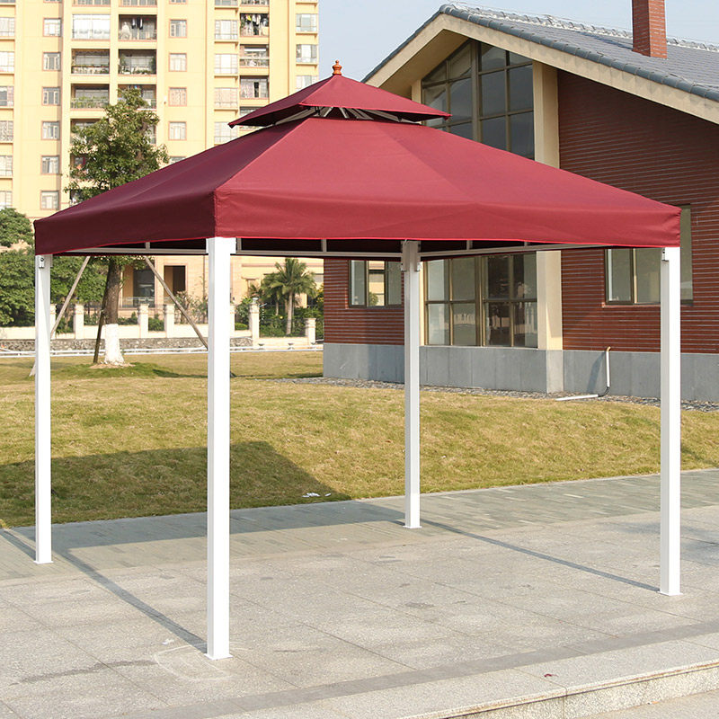 Outdoor advertising tent awning awning iron four-corner activity pavilion villa home commercial printing carport