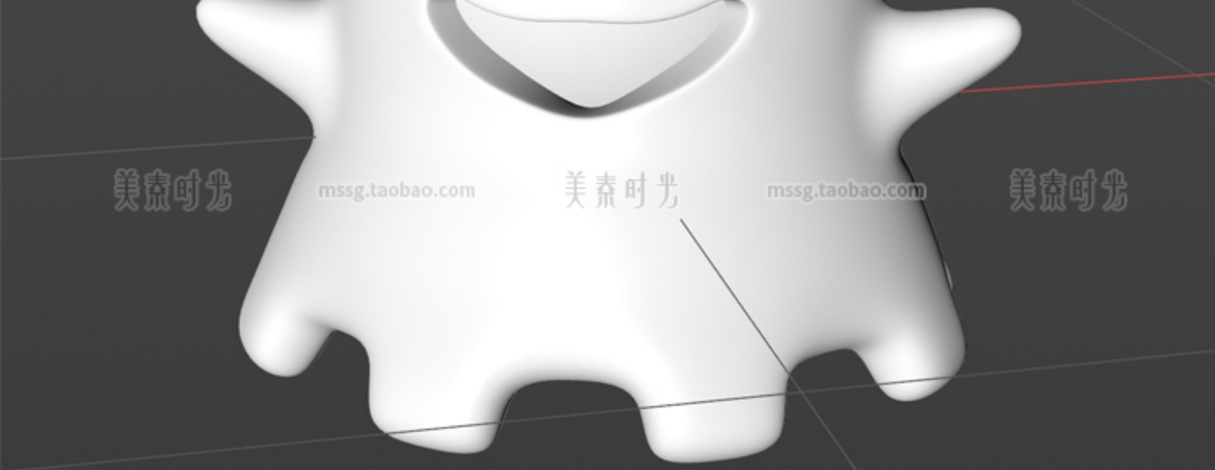 图片[5]-5个万圣节可爱幽灵C4D模型FBX文件obj格式3d立体素材集无材质贴图-cg男孩