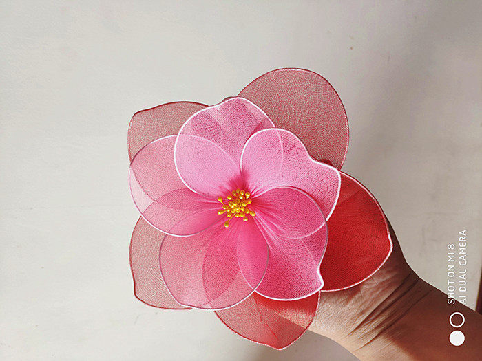 Large Festival Backdrop Props Stage Five Performances Showcase window cloth view emulated fake flowers silkscreen peach blossom plum finished product-Taobao