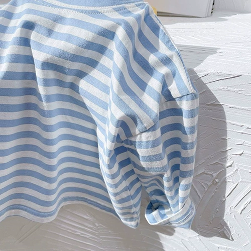 Детский осенний хлопковый лонгслив, в западном стиле