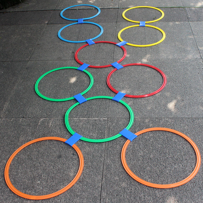 Children 3-4-56 years old outdoor indoor toys jumping lattice sensory training stilt attention training 88 track