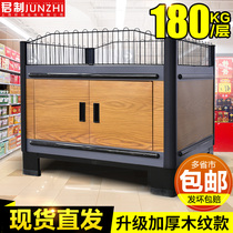 Junshi supermarket promotion table display stand float shelf Clothing store display table Folding special price dump truck stall car