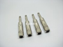 Large Hole 6 5 Large DiCore Audio Plug Hair Burning Grade 6 5mm Plug 6 35 Mono Sound Channel Microphone Microphone Plug