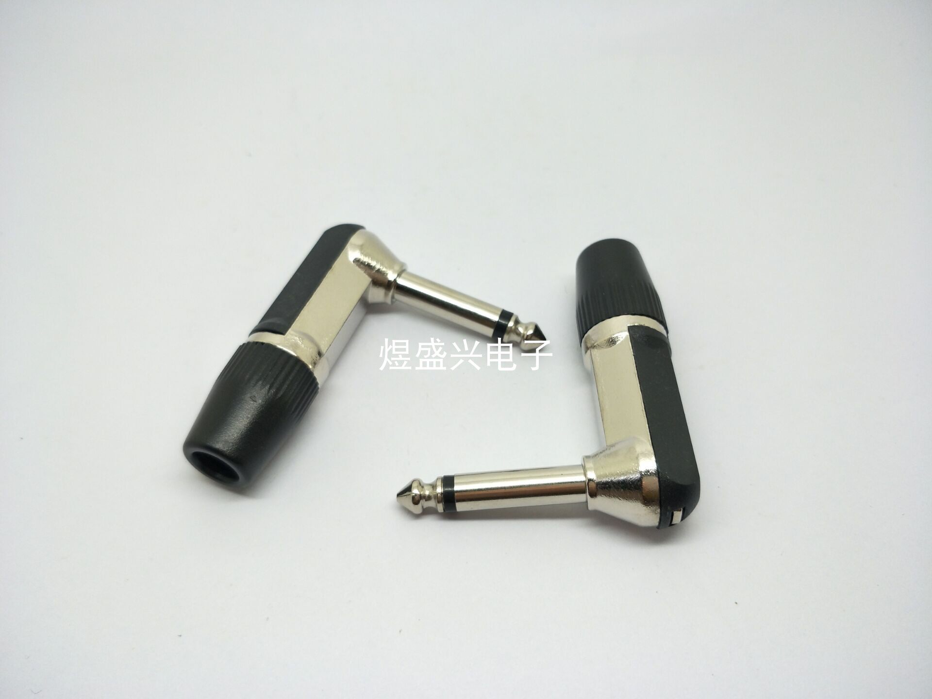 6 35mm mono welding male head 90 degree elbow big two core welding male head 6 5 audio line microphone head