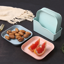 Bone plate home spit table garbage plate slag plate fruit snack plate European snack plate European snack plate European snack plate