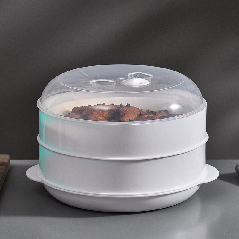 Microwave oven steamer steamer box special heating utensil bowl food grade cooking rice container multifunctional micro boiler utensils large