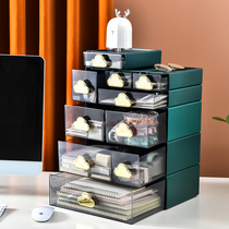 Drawer type desktop storage box student stationery storage box office desk file finishing cabinet dormitory artifact