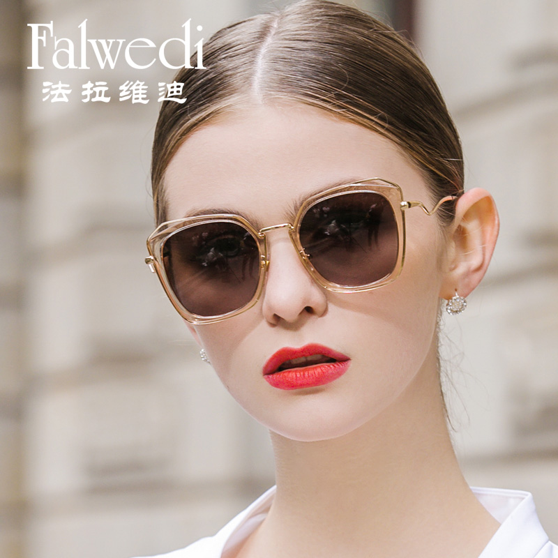 Sunglasses Women in Korean Edition Tide Small Face sunglasses Anti-UV sunscreen Beat Polarized Glasses can be worthy of myopia