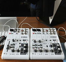 Yamaha Yamaha AG03 AG06 with sound card tuning bench network live Mirage power supply