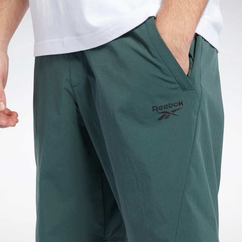 Reebok Men's Thin Breathable Summer Simple Casual Green Work Shorts Fs8849 Reebok Men's Thin Breathable Summer Simple Casual Green Work Shorts Fs8849