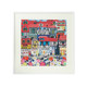 Simple Flat Solid Wood Frame Dream Town 1000 Pieces 58.4X58.4Cm Special Photo Frame