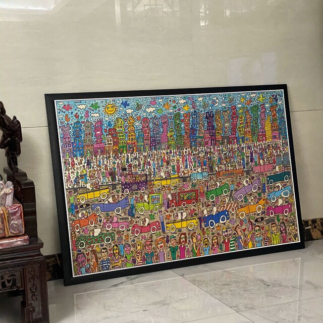 Extra large size puzzle photo frame 3000 pieces, 4000 pieces, 5000 pieces solid wood puzzle photo frame for wall hanging