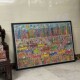 Extra large size puzzle photo frame 3000 pieces, 4000 pieces, 5000 pieces solid wood puzzle photo frame for wall hanging