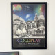 Coldplay exclusive poster frame 61x46cm aluminum alloy solid wood cardboard blank photo frame hanging wall picture frame mounting