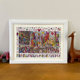 Aluminum Alloy Solid Wood Photo Frame 1000-Piece Times Square Puzzle 70X50 Special Photo Frame