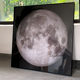 Aluminum alloy puzzle frame suspended frame moon moon earth circular puzzle special frame three-dimensional frame