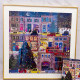 Casual and Modern Aluminum Alloy Picture Frame Square Cardboard with Blooming Flowers Galison Winter Lights Christmas Puzzle Frame