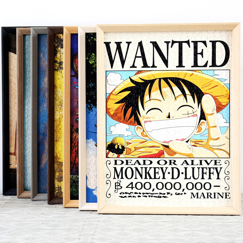 Bevel solid wood puzzle frame 500 pieces 1000 pieces 3000 pieces 2000 puzzle frame 50 × 70 can be customized