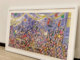 Simple Wooden Puzzle Frame 950 Pieces 1518 Pieces 81.3X40.6 102X34 Puzzle Photo Frame Cardstock with Blank Space