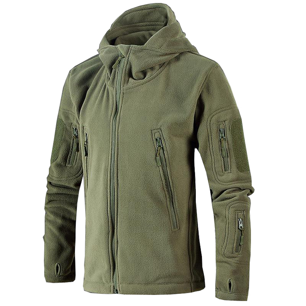 Outdoor Tactical Spring Autumn Warm-Shirt Lovers Catch Suede Clothes Men And Women Thickened Submachine Clothes Liner Rocking Grain Suede Jacket