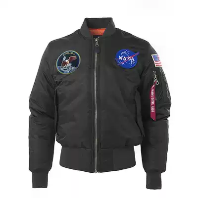 Winter American Apollo double-sided space Apollo bomber jacket couple men and women padded padded jacket