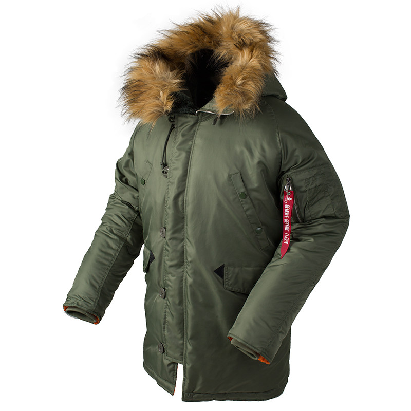 2018 winter thickened N3B slim version air force pilot coat tactical outdoor cold suit Cotton military version men