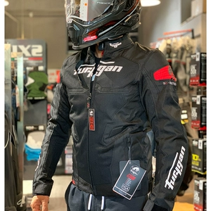 [法国Furygan ATOM分裂摩托机车夏季网眼透气D3O护具防摔骑行服男]