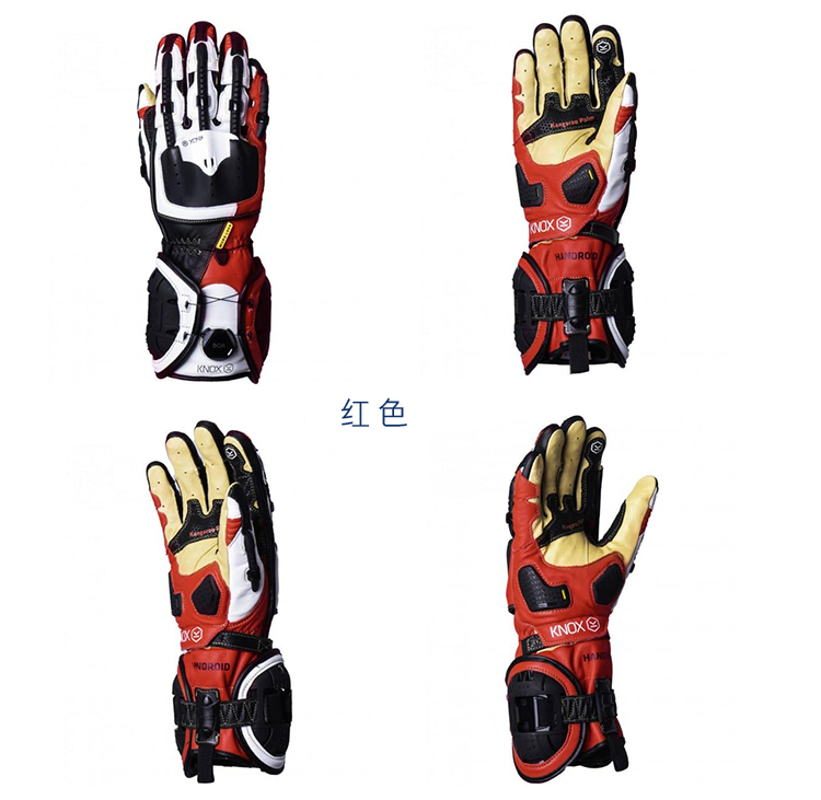 [龙 仕摩] Găng tay xe máy đua xe máy thế hệ KNOX4 mới của Anh dành cho nam và nữ - Xe máy Rider thiết bị găng tay lái xe máy