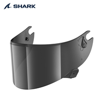 Not4Sale is suitable for SHARK original large tail Lorenzo carbon fiber electroplated silver blue and black film helmet lenses