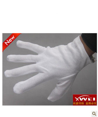 All cotton without cutting gloves for cotton pure cotton workshop driver giftware gloves handling gloves anti-slip gloves