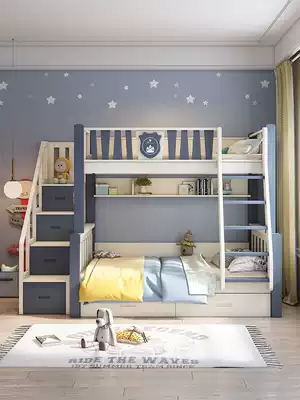 Bunk bed two bed solid wood solid wood bunk bed bunk bed children shang xia pu chuang adult household