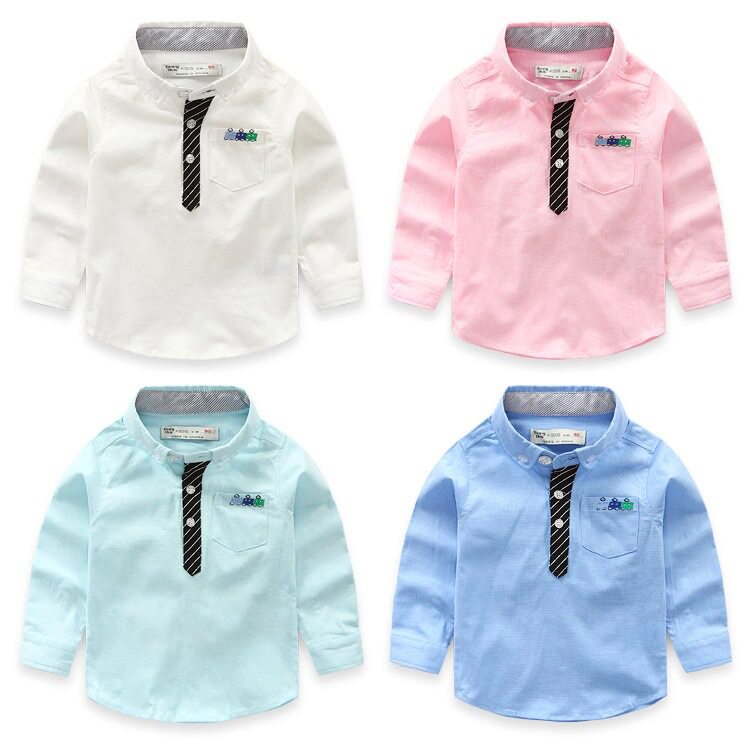 Chemise garcon à manche longue - Ref 2074190 Image 7