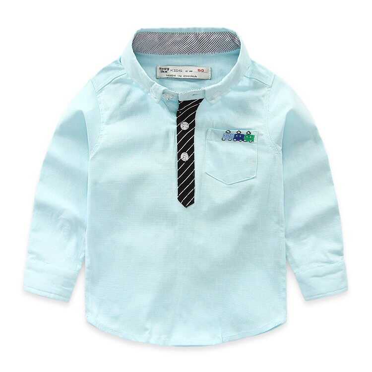 Chemise garcon à manche longue - Ref 2074190 Image 9