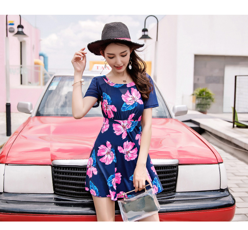 Áo tắm nữ 2019 mới đầm một mảnh cổ tích fan hâm mộ bảo thủ che bụng thon gọn gợi cảm cỡ lớn Hàn Quốc đồ bơi - Bộ đồ bơi One Piece áo tắm 1 mảnh