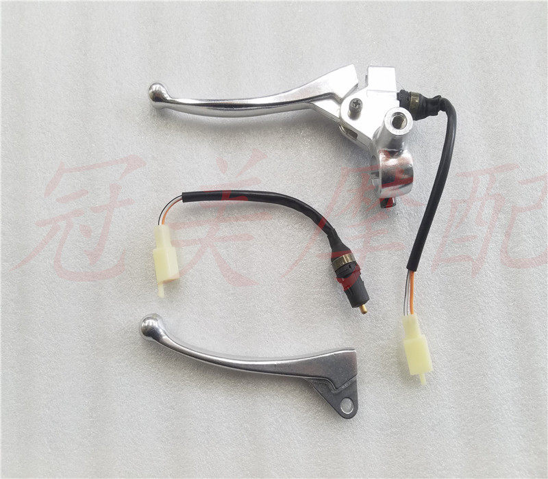 Suitable for Xi Zhixing HJ100T-5 6 7 7C 7D 7M Fuxing S left handle rear brake mirror seat mirror code assembly