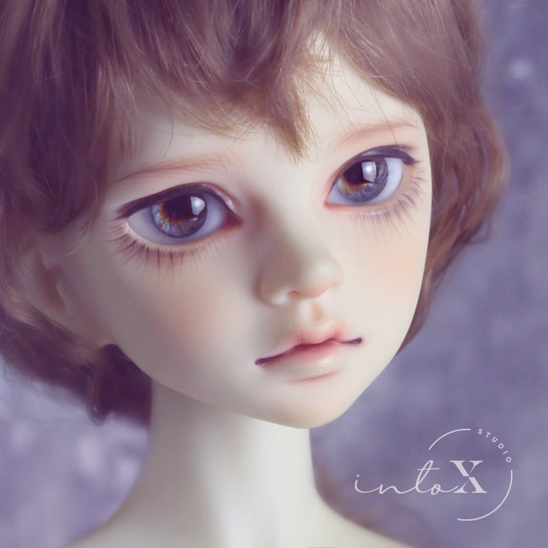 IntoX hand-made BJD real wind resin eye Low arc size iris gray brown eye