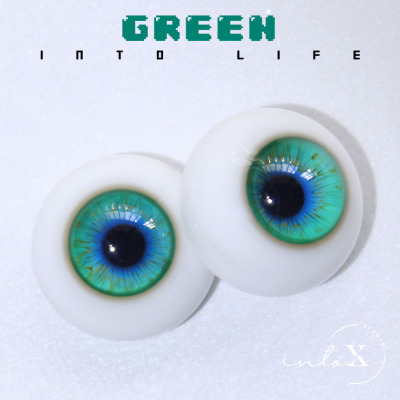 taobao agent Intox spot green real style BJD resin eye cat eye yellow European style