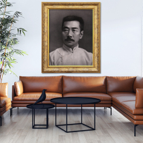 Framed painting like Lu Xun decorative painting celebrity hanging sticky like Zhou Shuren portrait wall painting living room office literati portrait