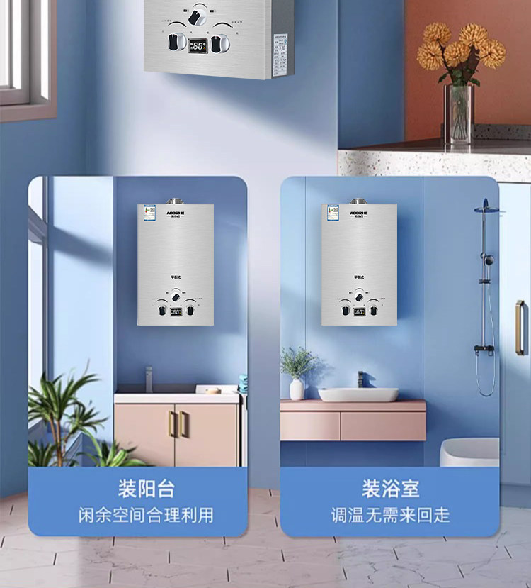 Газовый водонагреватель 正品平衡式燃气热水器家用液化气煤气款天然气洗澡恒温12升免水压 Zuanshihua