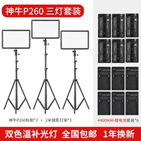 Три -ламп -ламп поддерживает зарядное устройство аккумулятора +4400 мАч