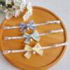 Autumn pet collar bow tie dog collar cute bow kitten accessories pendant pearl small floral fresh