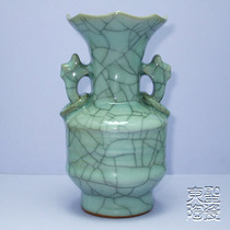 Gokiln Grain piece imitation antique small vase crack glazed porcelain bottle flower Swap Chinese home Decorative Ceramic Vase Pendulum small pieces