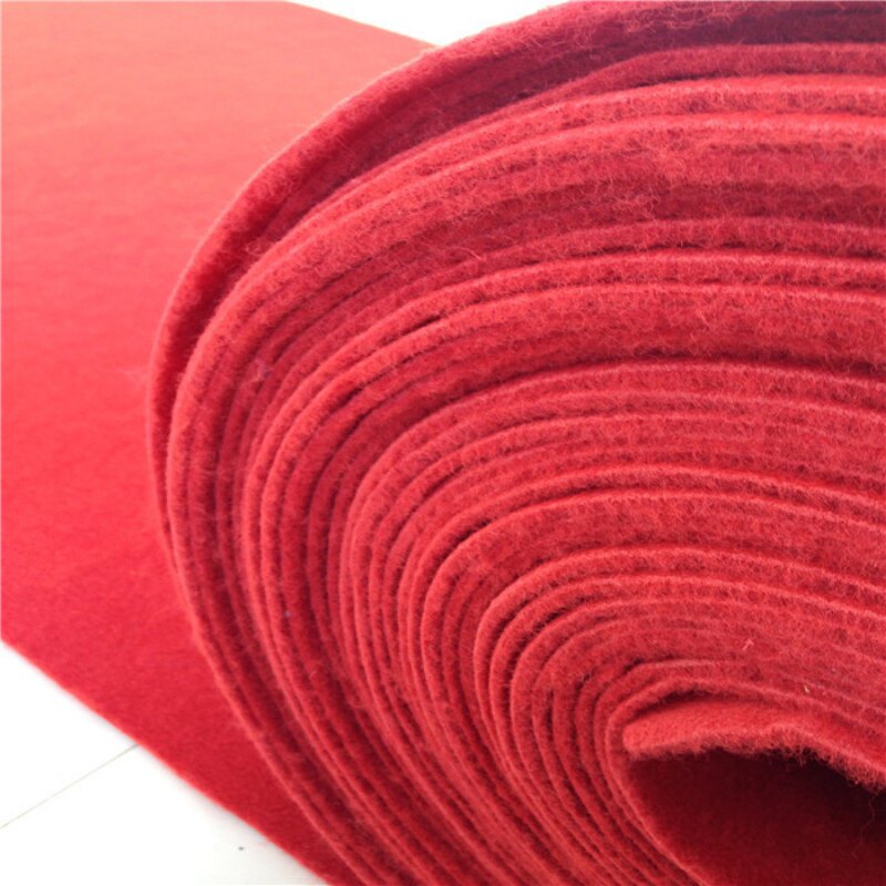 Red Carpet Thicken Wedding Opening Celebration Show Stage Non-slip Welcome Guest Staircase Full of Long Term Use of a large area