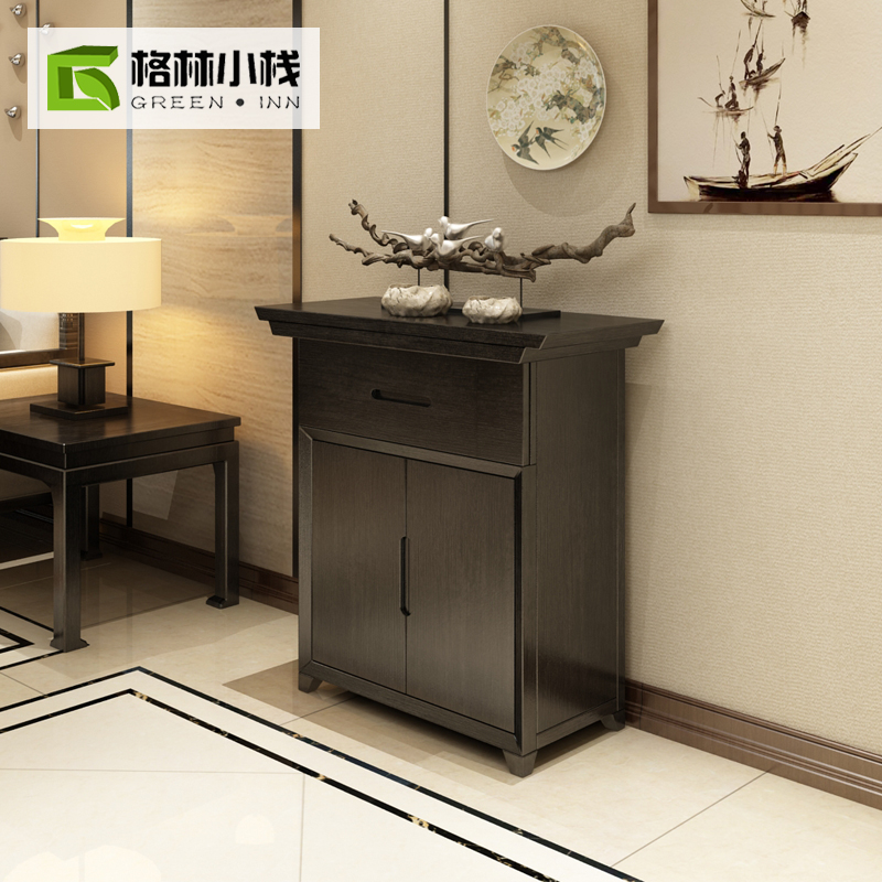 New Chinese XUAN GUAN CABINET ENTRANCE DOOR XUAN CLOSING CABINET PARTITION CABINET SCREEN CABINET LIVING ROOM SHOES CABINET MODERN MINIMALIST DECORATION CABINET CUSTOM-MADE