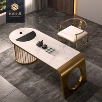 Light Extravagant Modern Office Small Tea Table Small House Type Home Living Room Tea Table Rockboard Tea Table Tea Set Tea Set