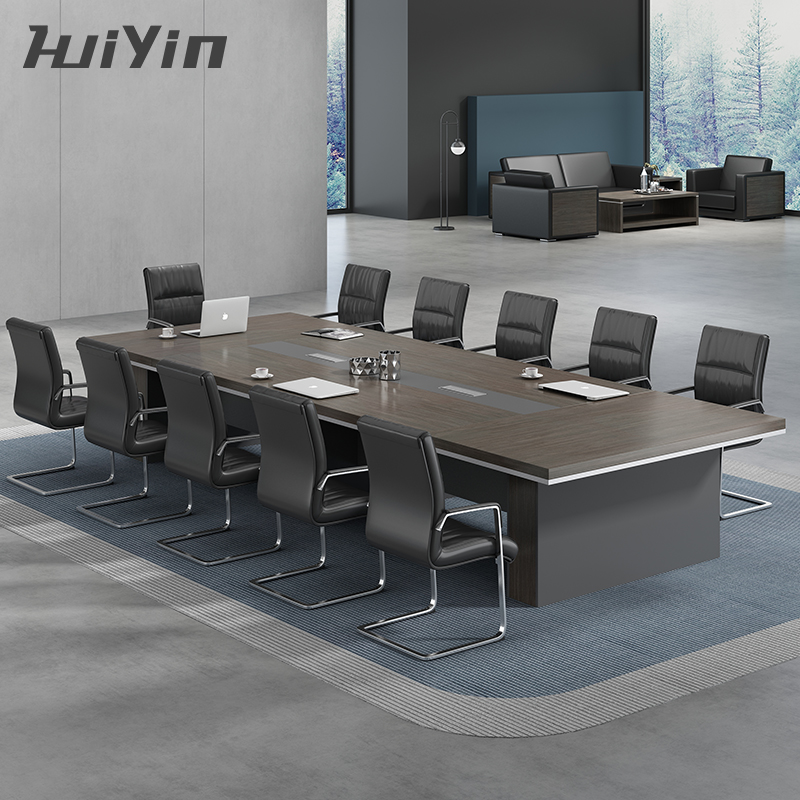 Conference Table Long Table Brief Modern Office Furniture Training Table Negotiation Table Meeting Room Strip Meeting Table And Chairs Combination
