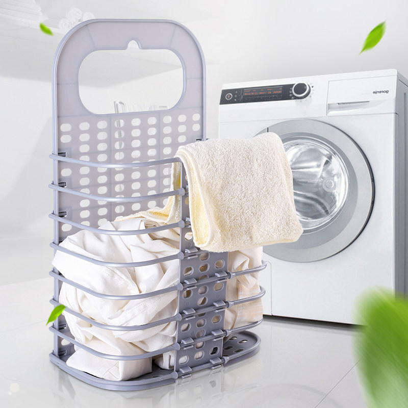Dirty Laundry Basket Household Clothes Basket Big folding Nordic Hanging Dirty Laundry Basket Laundry Basket Easy Home Plastic Containing baskets