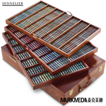 Schennelier Expert Color Chalk Set Landscape Portrait Color 100 Colors 525 Colors Extra Large Luxury Wooden Box Set